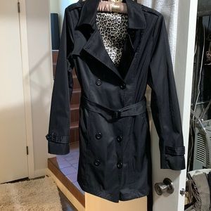 Black trench coat